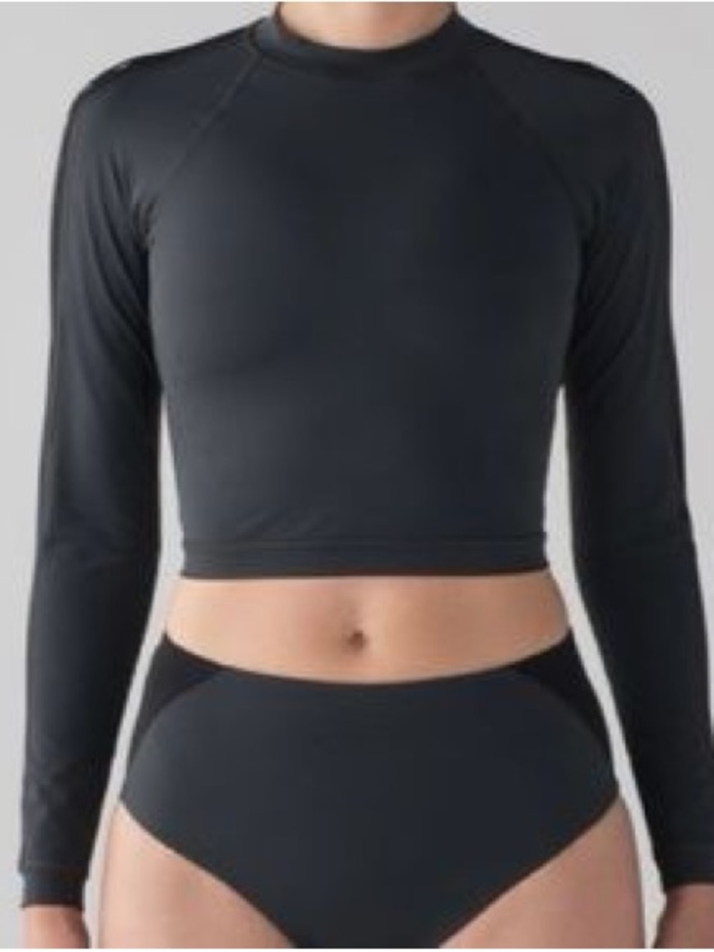 Lululemon Women's Black Sea
Courage Rash Guard
Swimwear Long Sleeve
